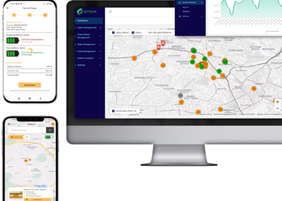 Real-time station management dashboard with live battery telemetry